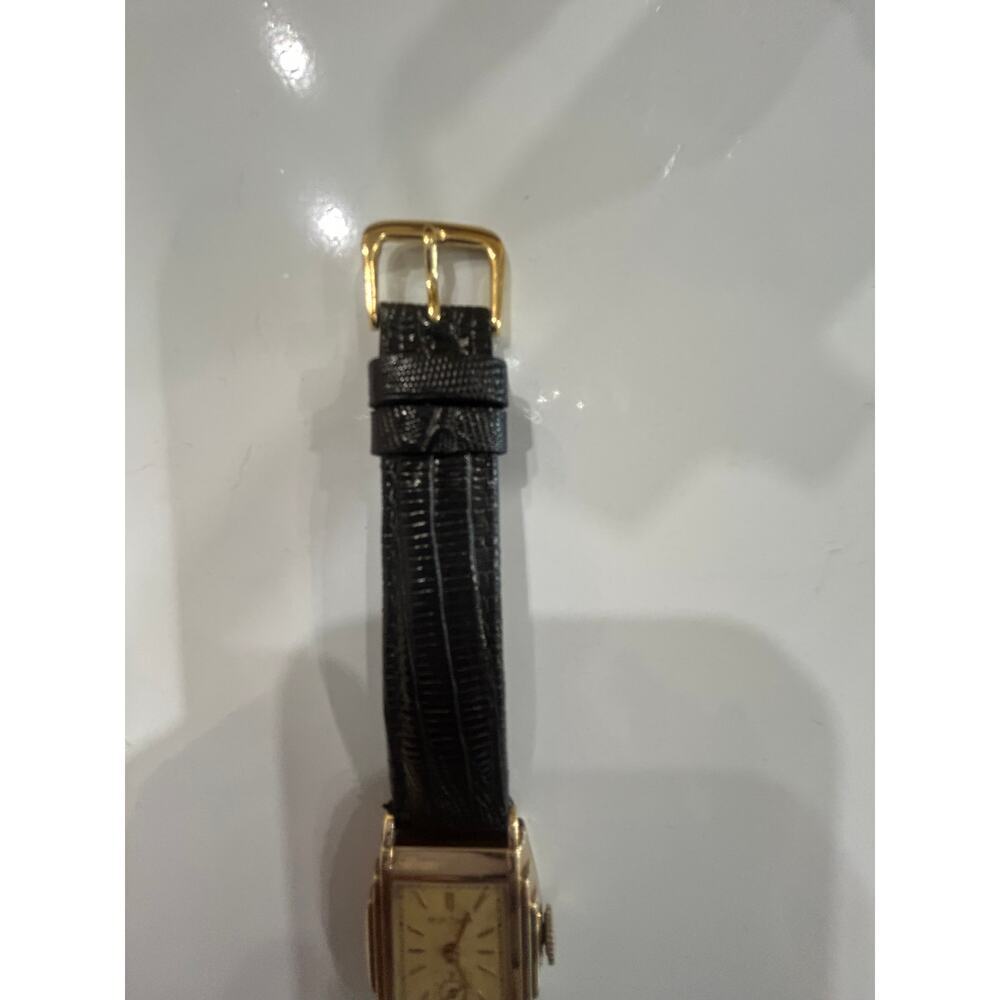 Bulova art deco swiss power 10K rolled gold plate watch - Picture 10 of 10